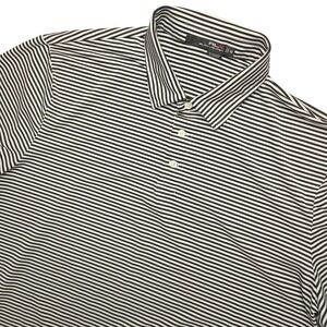 RLX Ralph Lauren Golf Polo Shirt Mens XL Black Stripe Guinness Black Lager